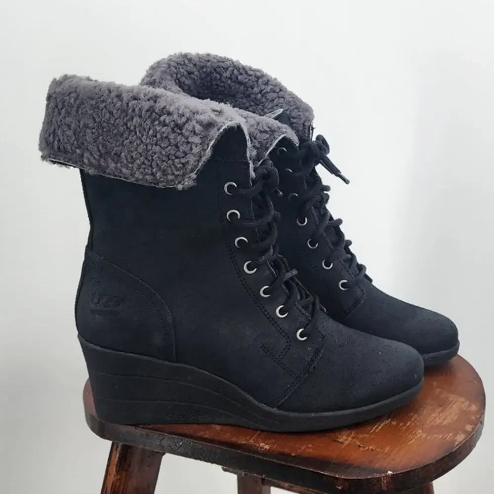 UGG black suede